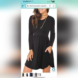 Black Long Sleeve Dress